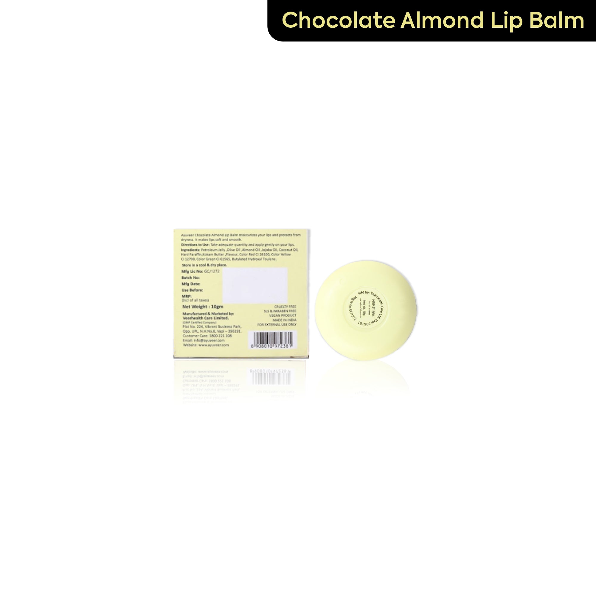 Chocolate Almond Lipbalm