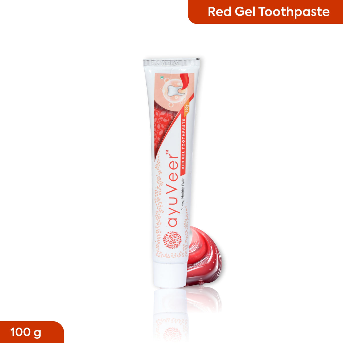 Red Gel Toothpaste